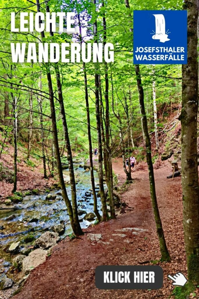 leichte Wanderung zu den Josefsthaler Wasserfällen